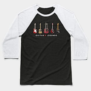 Guitar Legends Collection Baseball T-Shirt